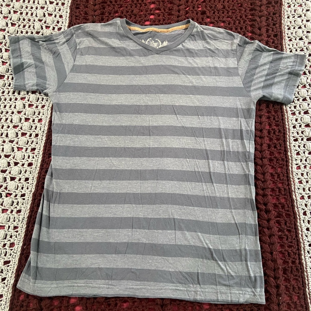 Gray Striped Men's Shirt